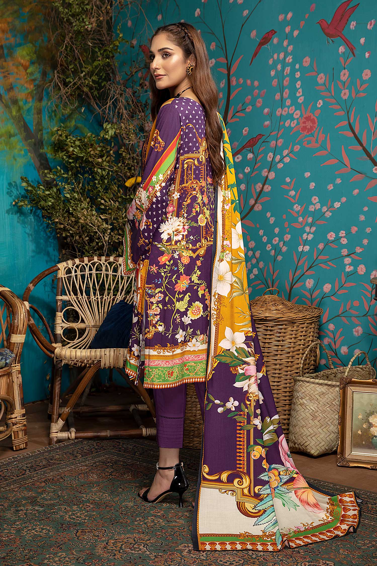 Siofra - Digital Printed Linen - Image 2