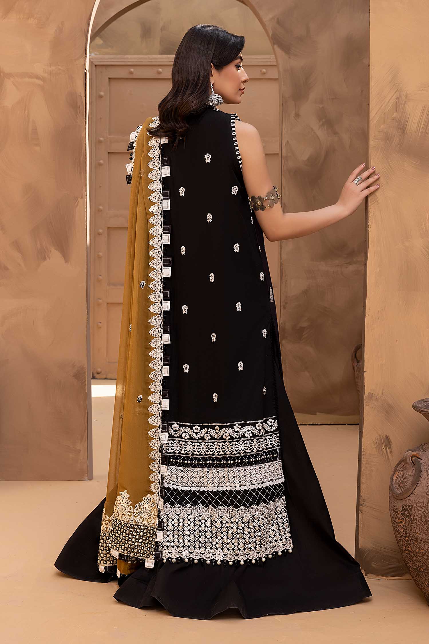 Smoky Black B - Exclusive Unstitch Lawn - Image 2