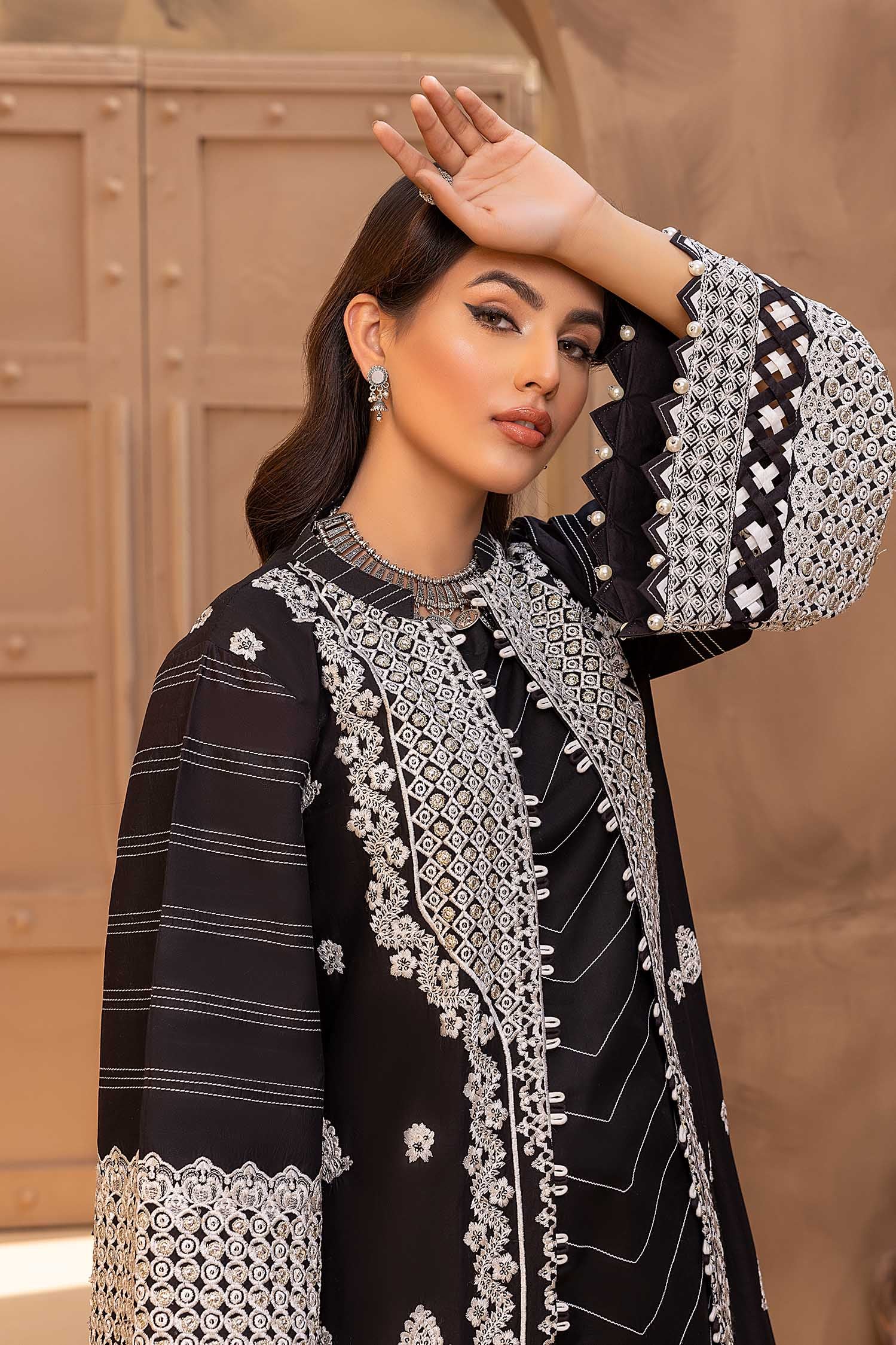 Smoky Black - Exclusive Unstitch Lawn - Image 2