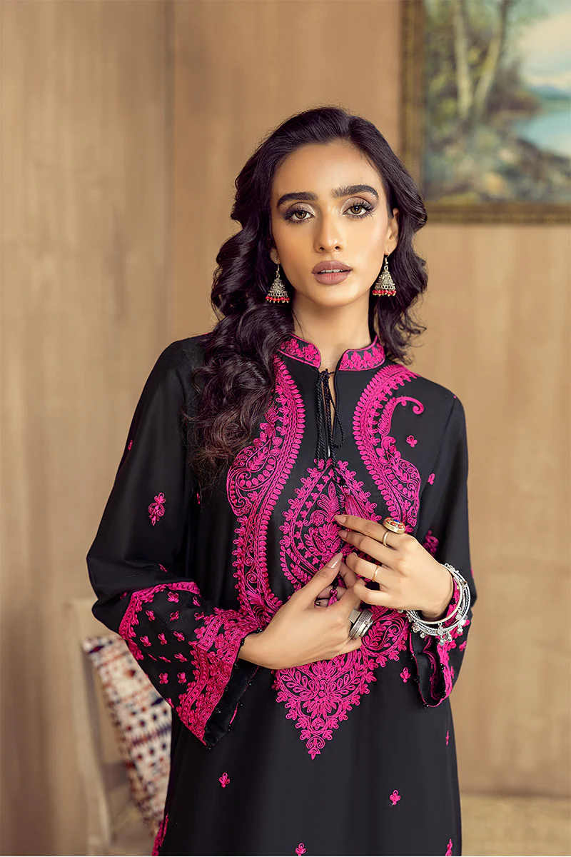 Soot - Stitched Embroidered Lawn 2PC - Image 4