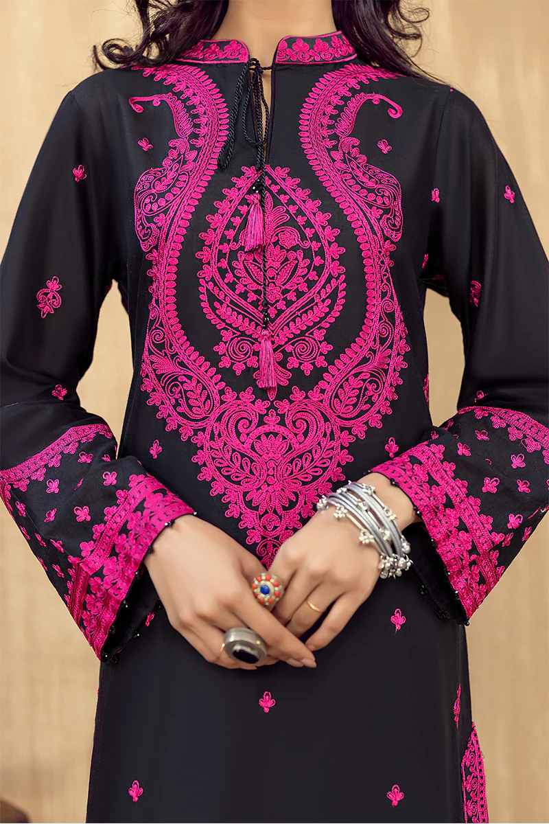 Soot - Stitched Embroidered Lawn 2PC - Image 7