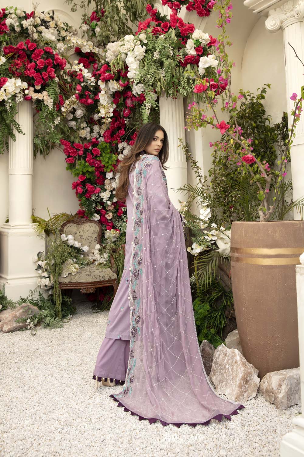 Spring Bliss - Schiffli Embroidered Lawn (3PC) - Image 2