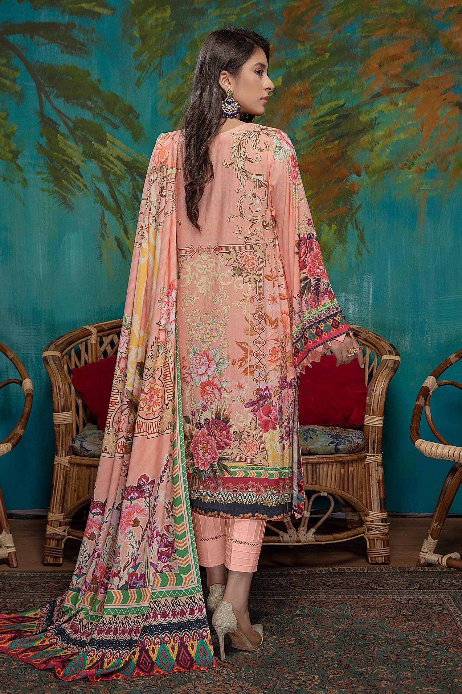 Stella - Digital Printed Linen - Image 2
