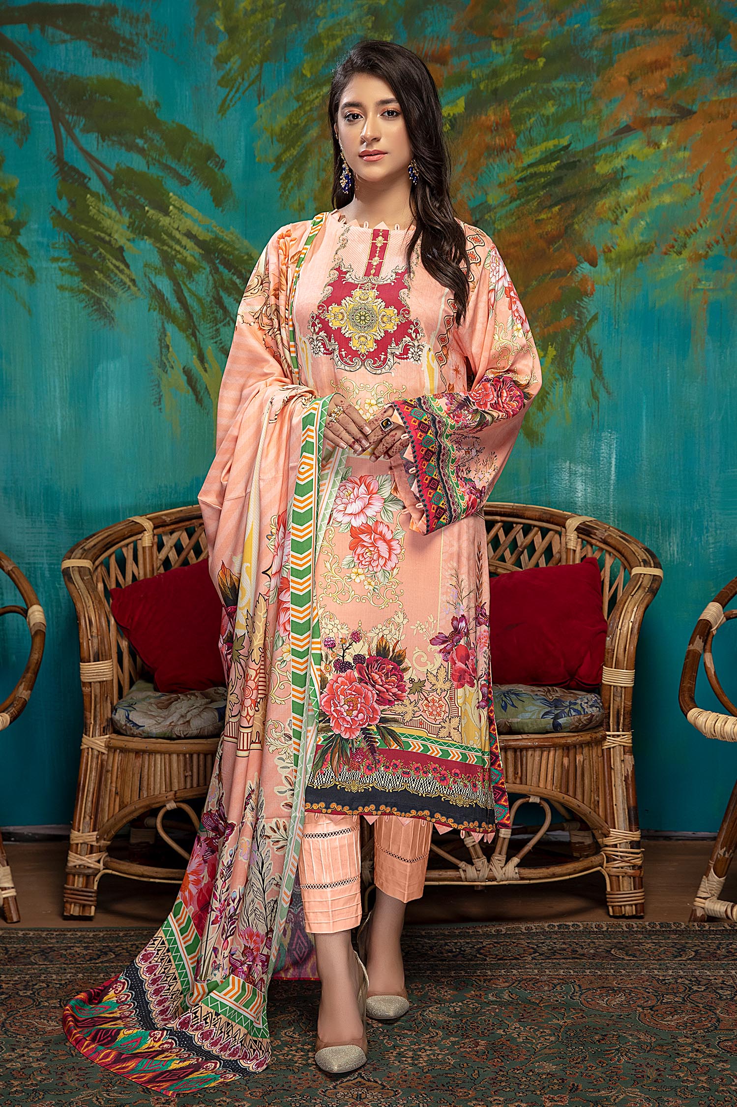 Stella - Digital Printed Linen - Image 4