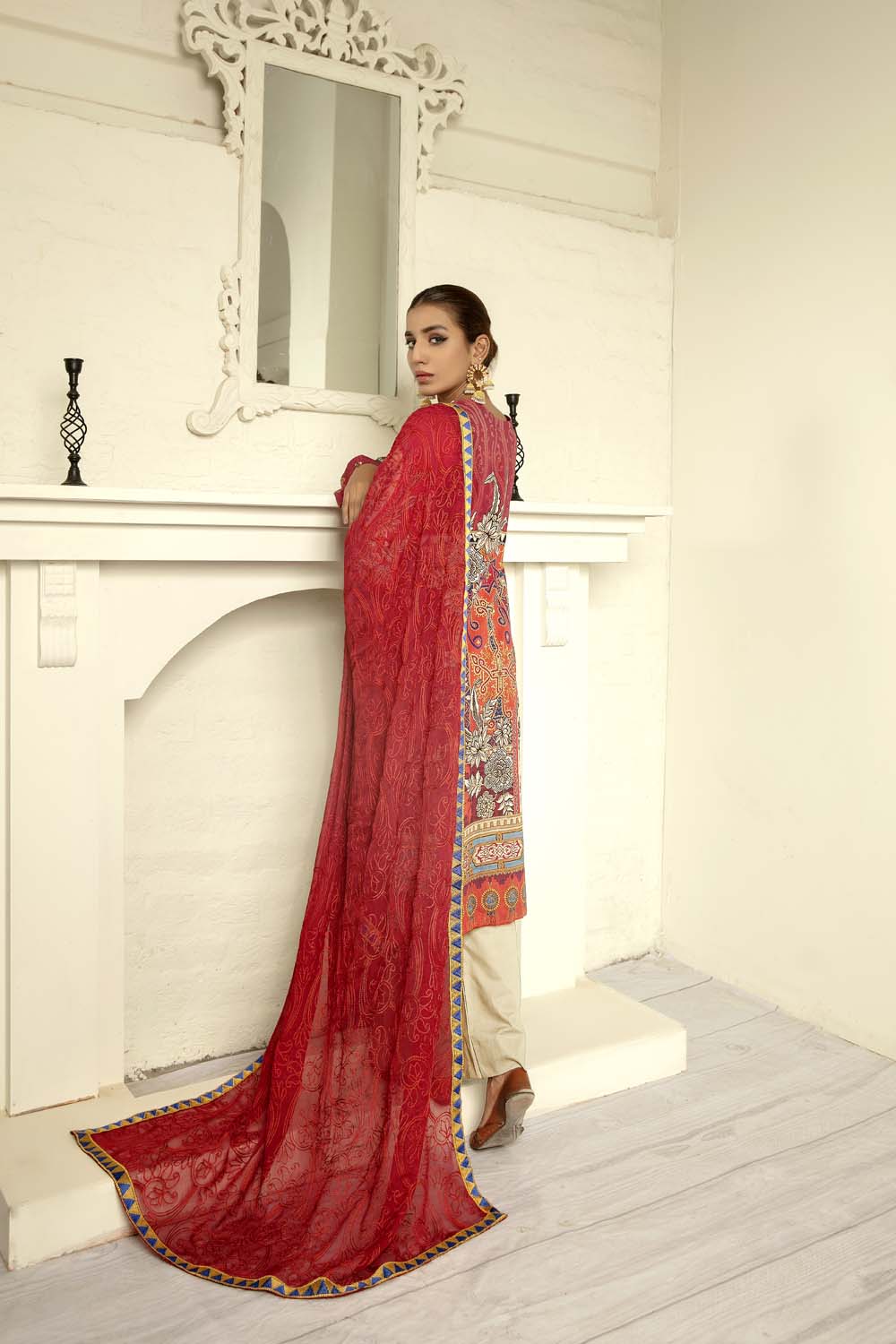 Subtle - Digital Printed & Embroidered Lawn - Image 2