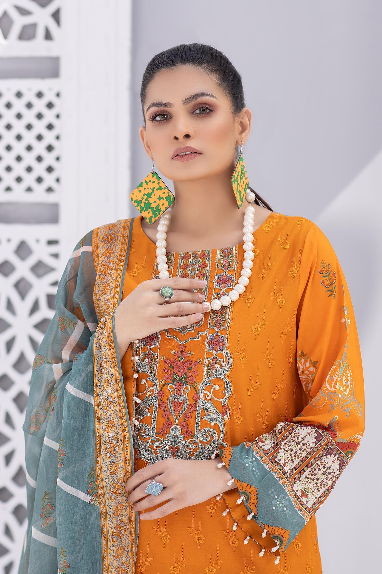 Sun Stock - Embroidered Chikankari & Printed Lawn - Image 3
