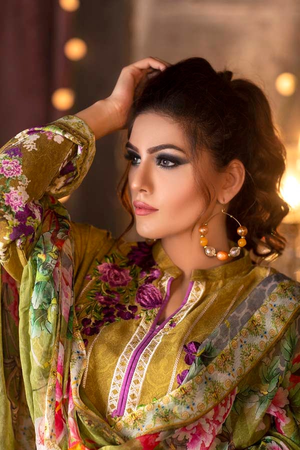 Sunglow - DIGITAL PRINTED & EMBROIDERED KARANDI 3PC - Image 3