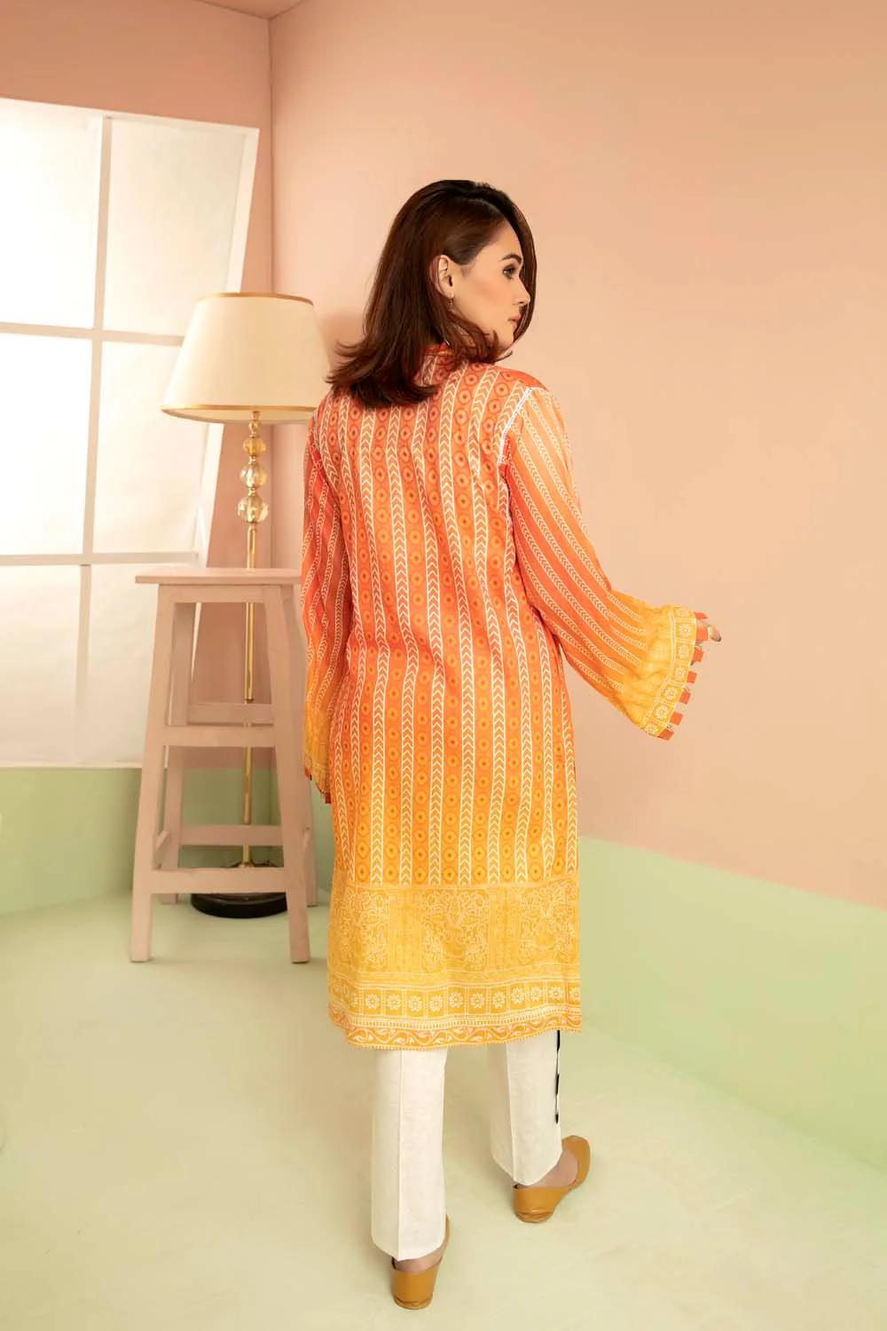 Sunset - Printed Stitch Kurti - Image 3