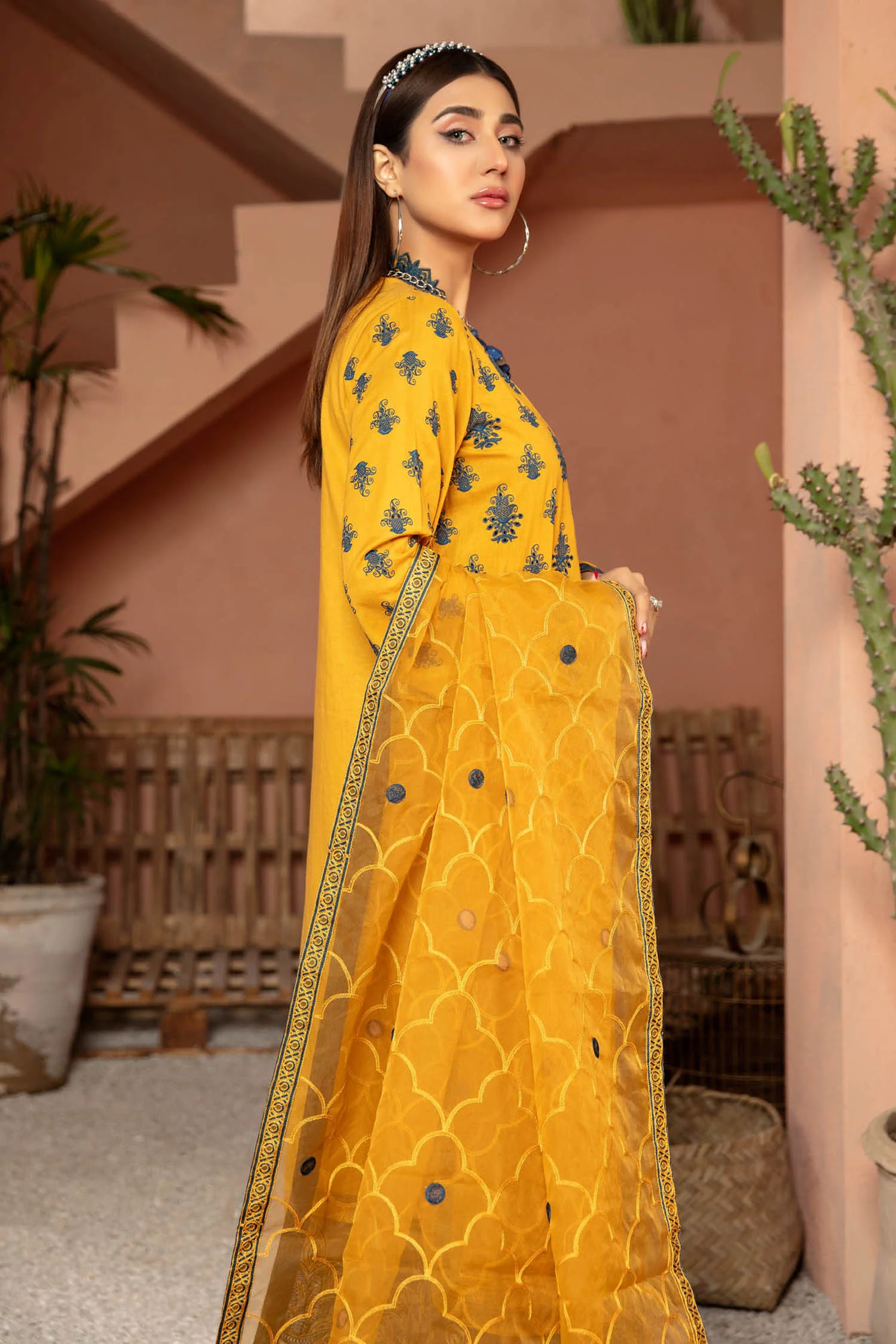 Supernova - Embroidered Lawn Stitched 3PC - Image 2