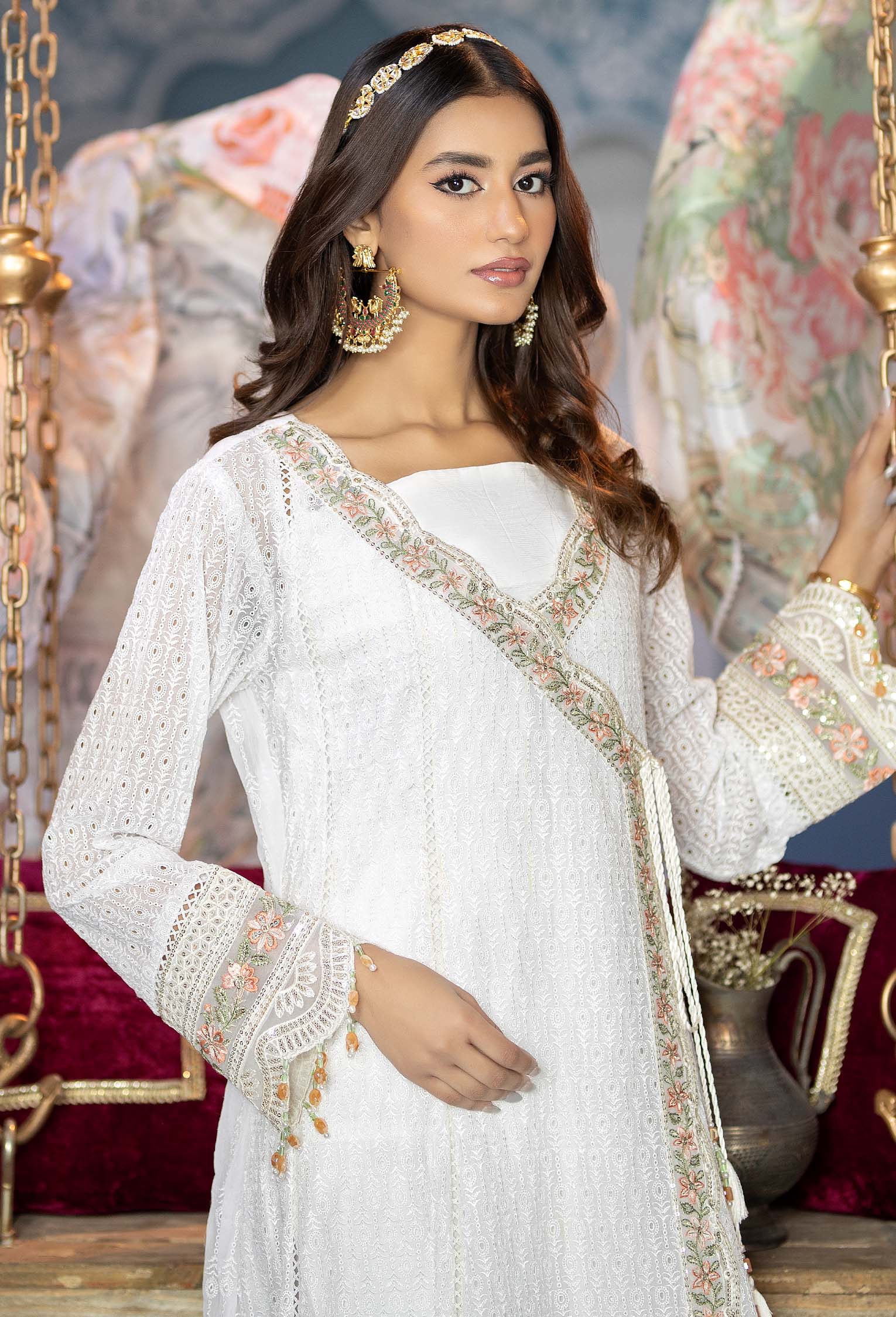 Swirl - Chikankari Unstitched - Image 3