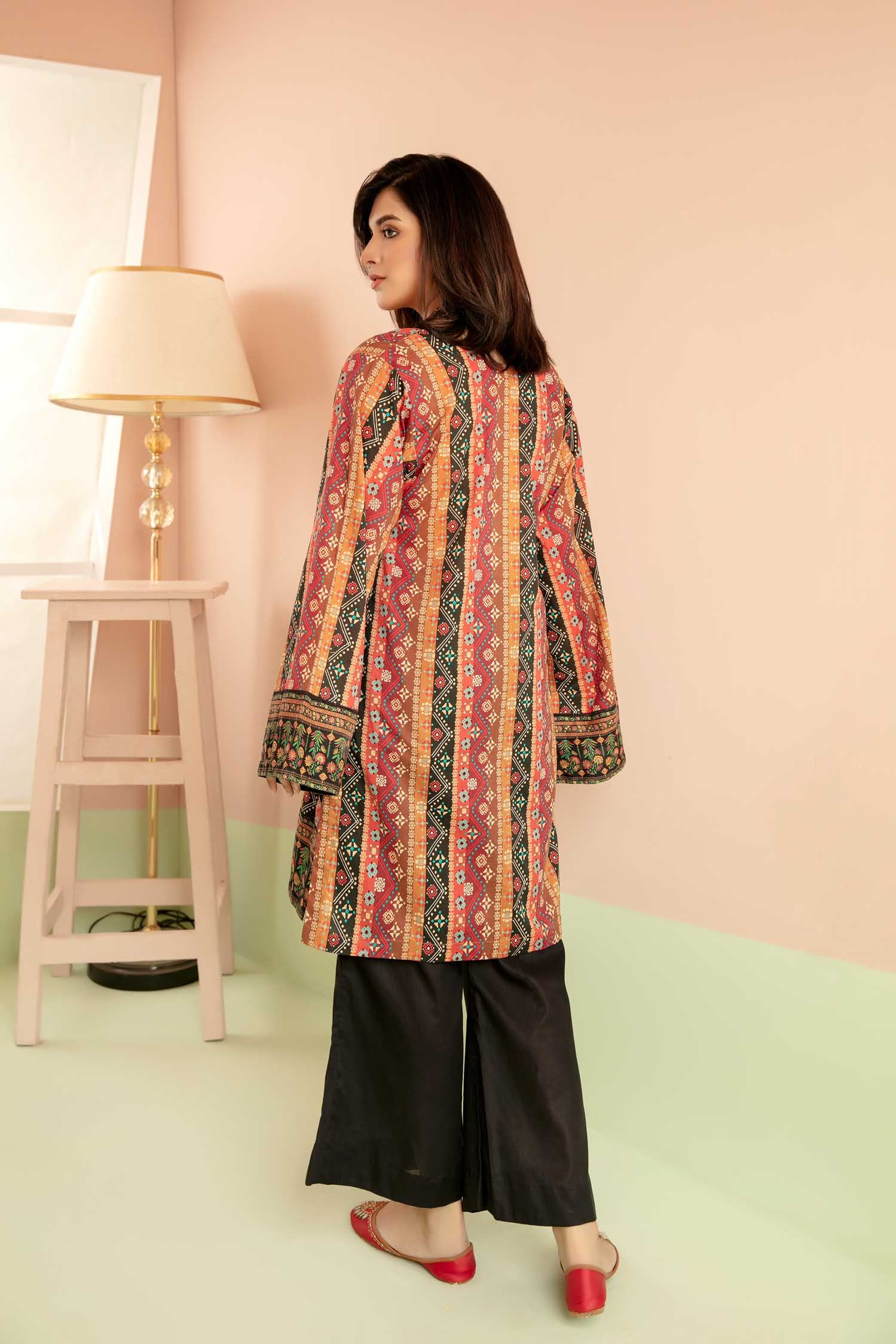 Tawney - Digital Printed Stitched Lawn Kurti - Image 2
