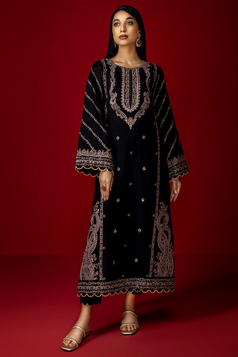 Teal - Embroidered Lawn 2PC