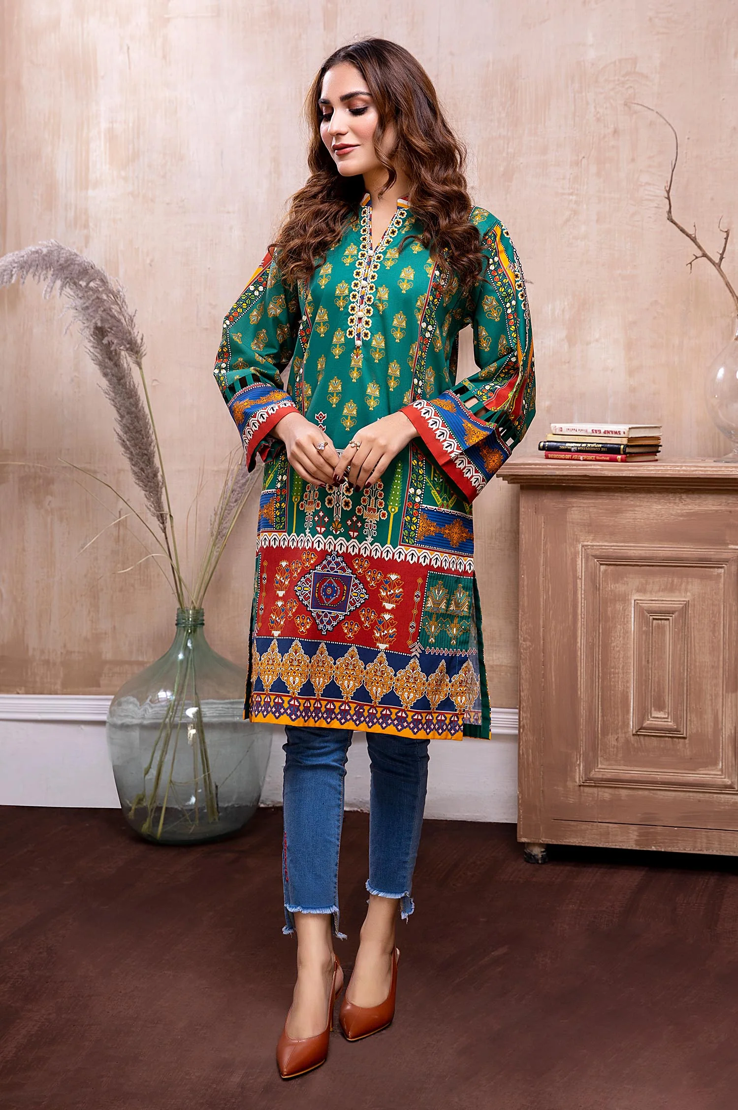 Teasel - Stitch kurti - Image 3