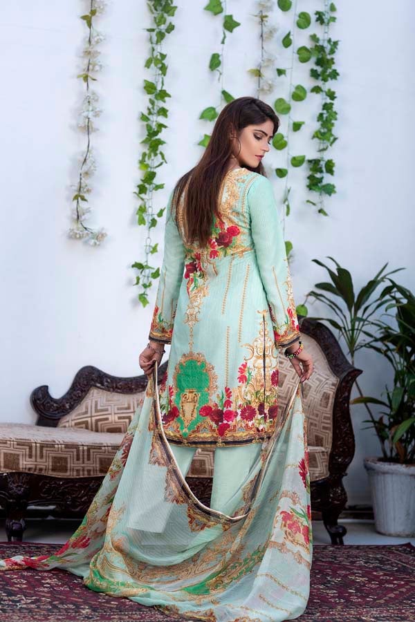 Terran - Digital Printed & Embroidered Karandi 3PC - Image 2