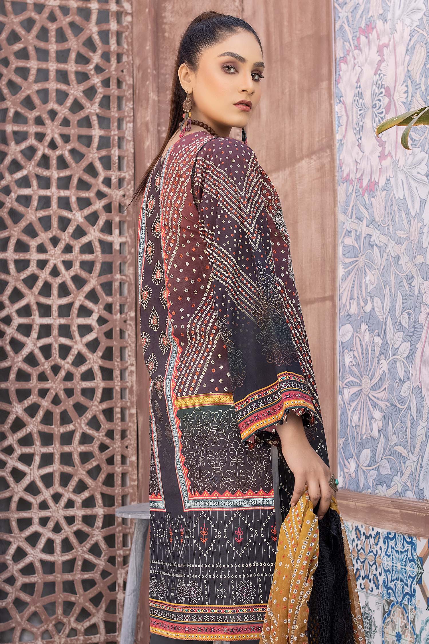 Thunder - Digital Printed & Embroidered Lawn - Image 2