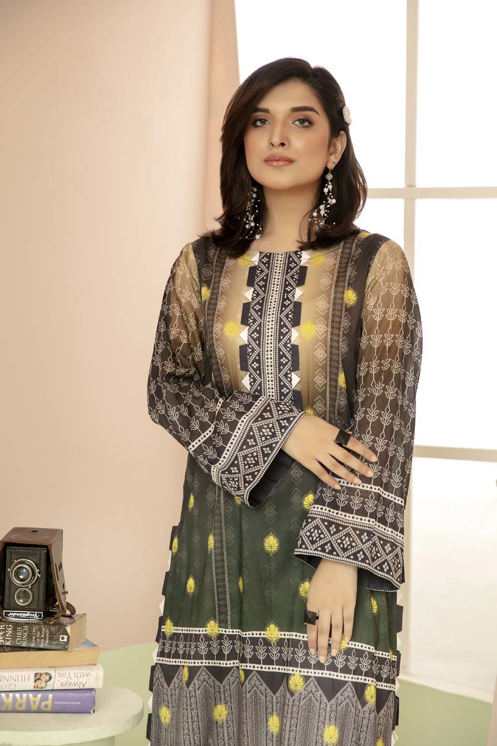 Triffy - Printed Stitch Kurti - Image 2