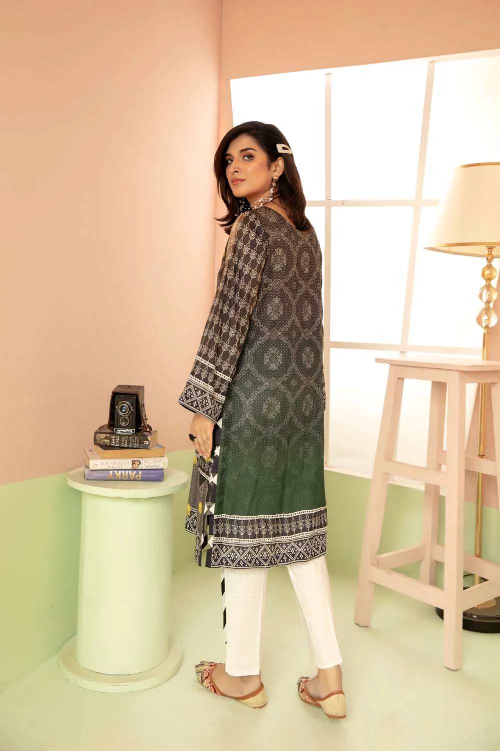 Triffy - Printed Stitch Kurti - Image 3