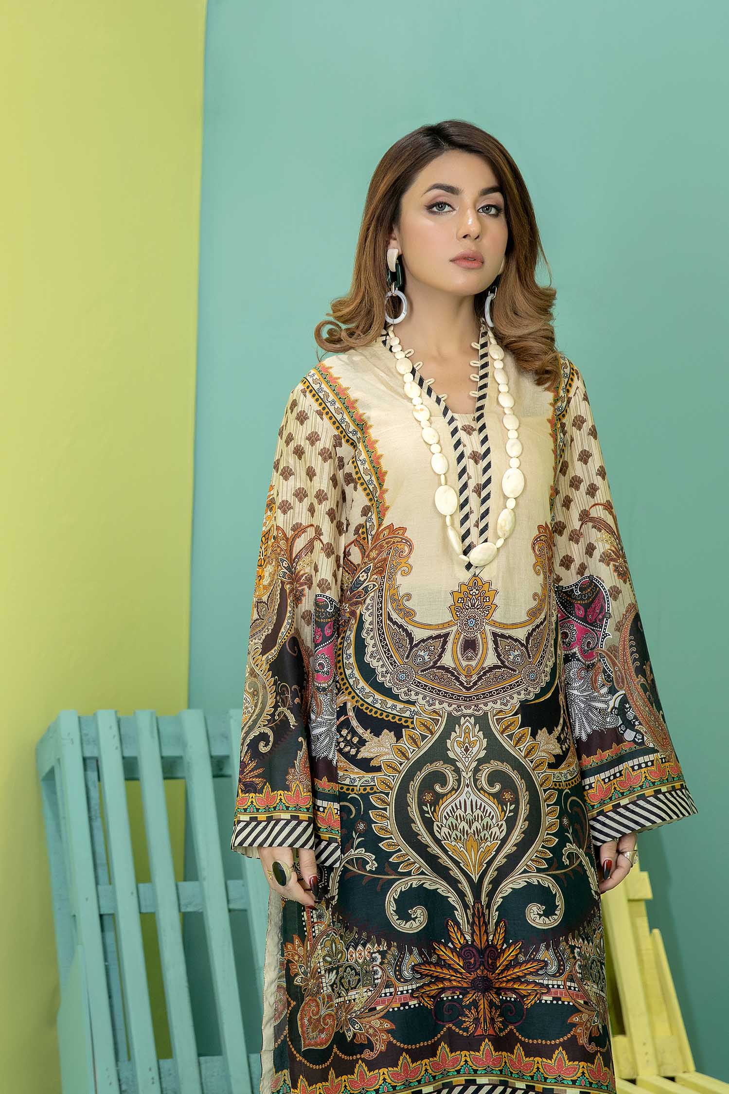 Trofil - Stitched Lawn Shirt - Image 3