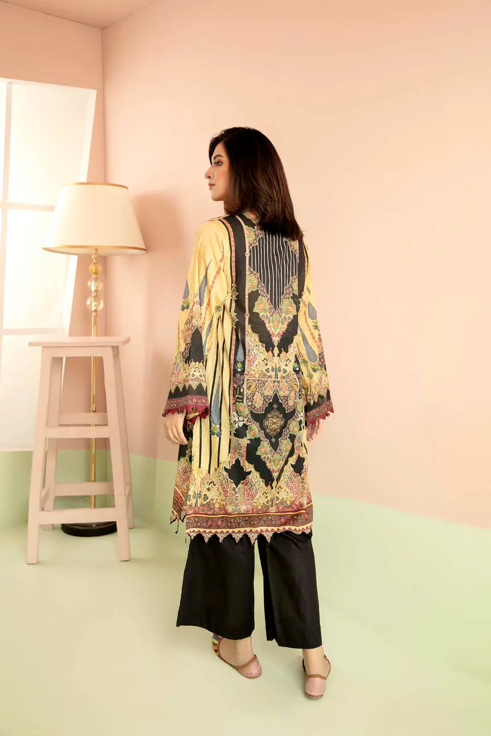 Trulim - Printed Stitch Kurti - Image 3
