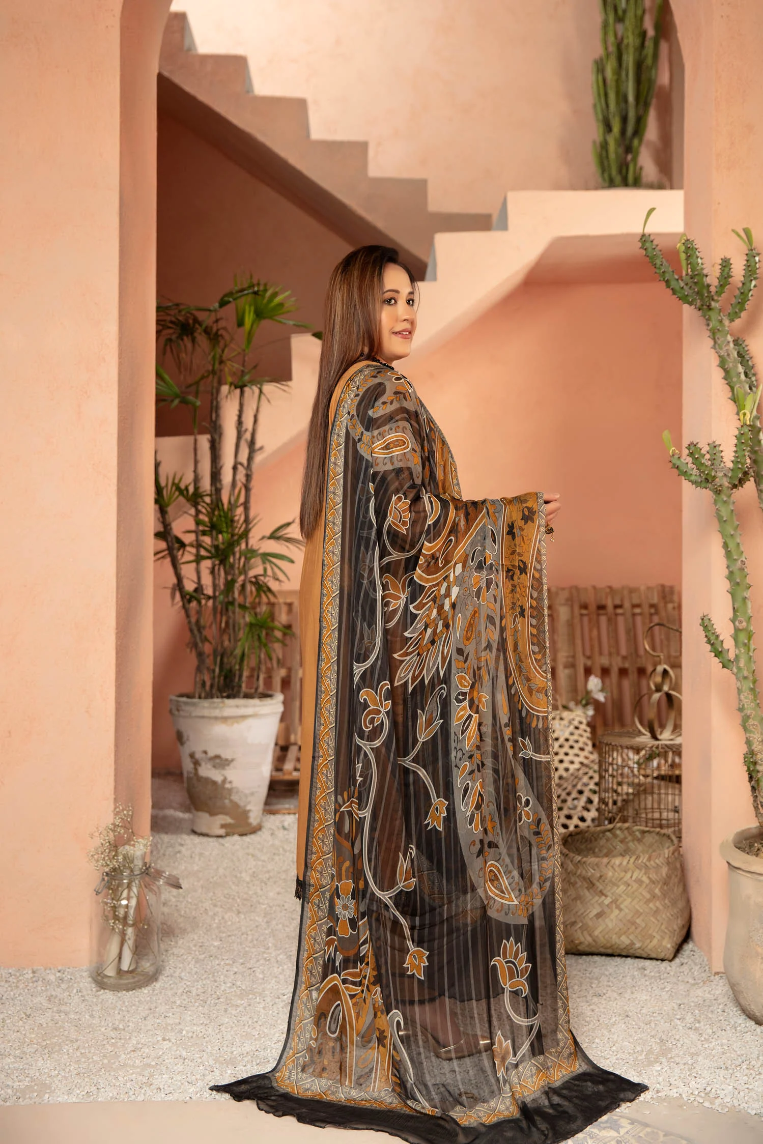 Tussock - Embroidered Lawn Stitched 3PC - Image 5