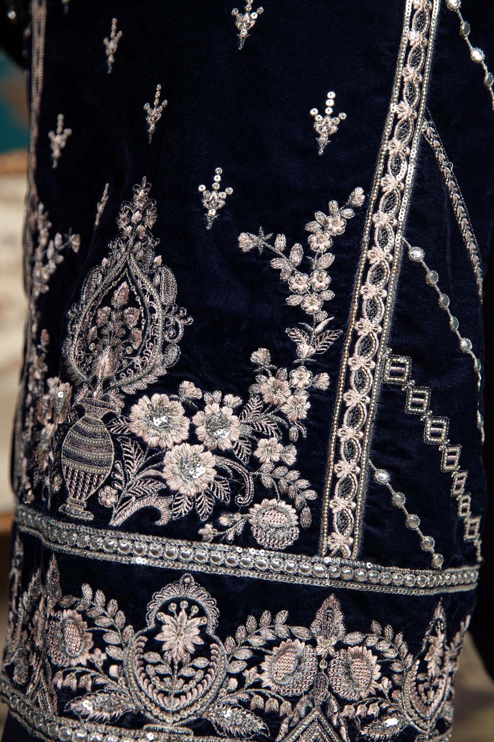 Veronica - Stitched Embroidered Velvet 2PC - Image 6