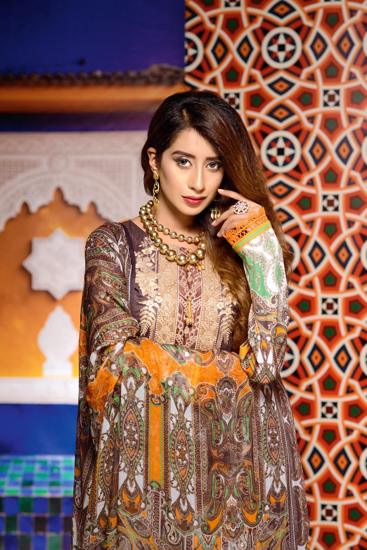 Vidarr - Digital Printed and Embroidered Lawn 3PC - Image 3