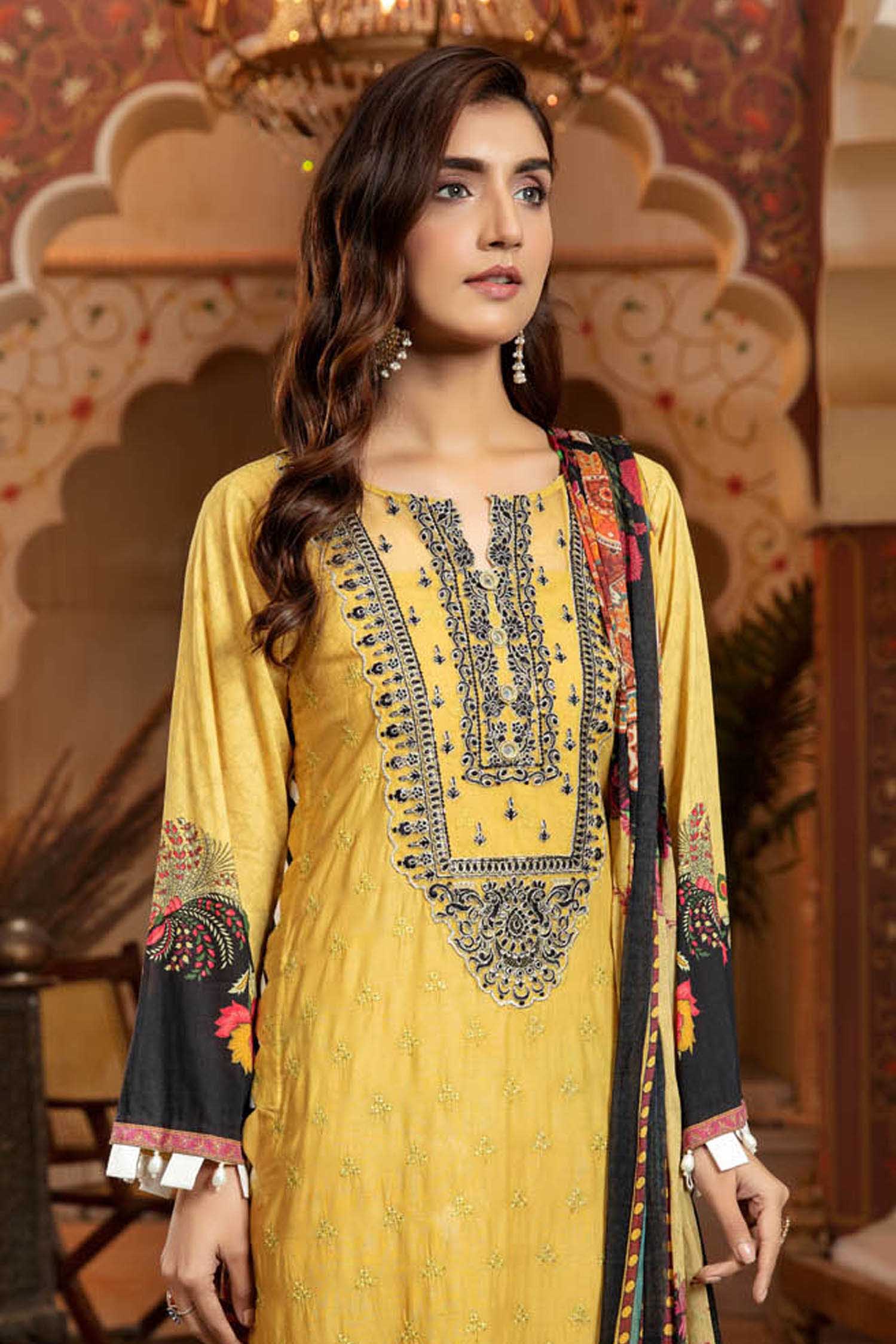 Water Lily - Schiffli Embroidered Lawn 3PC - Image 3