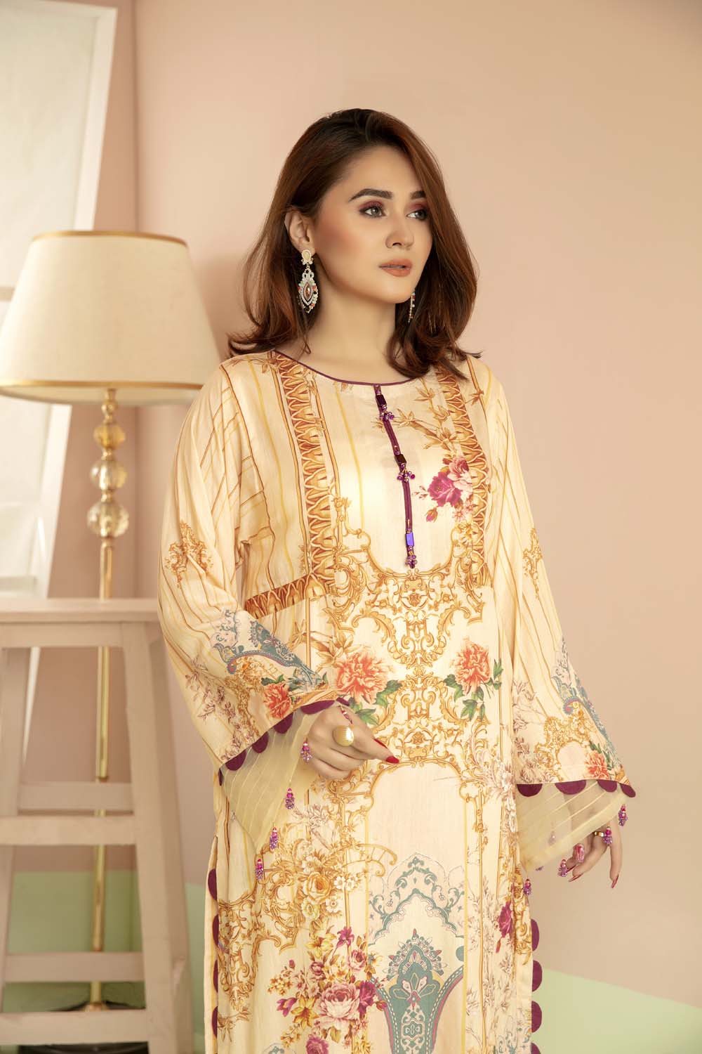 Wisdom - Printed Stitch Kurti - Image 2