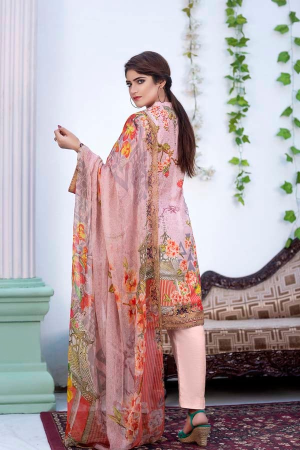 Wren - Digital Printed & Embroidered Karandi 3PC - Image 2