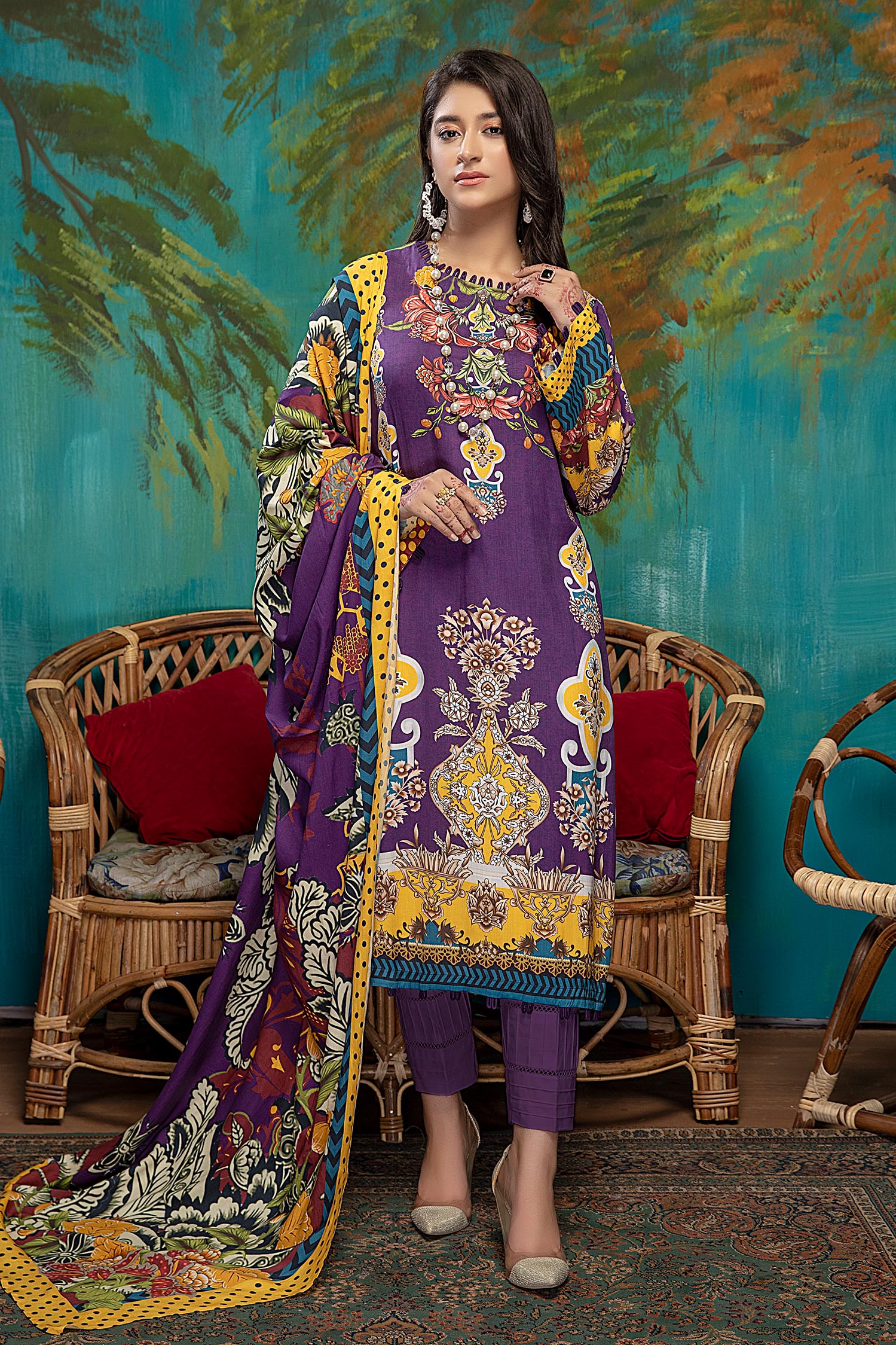 Zavin - Digital Printed Linen - Image 4