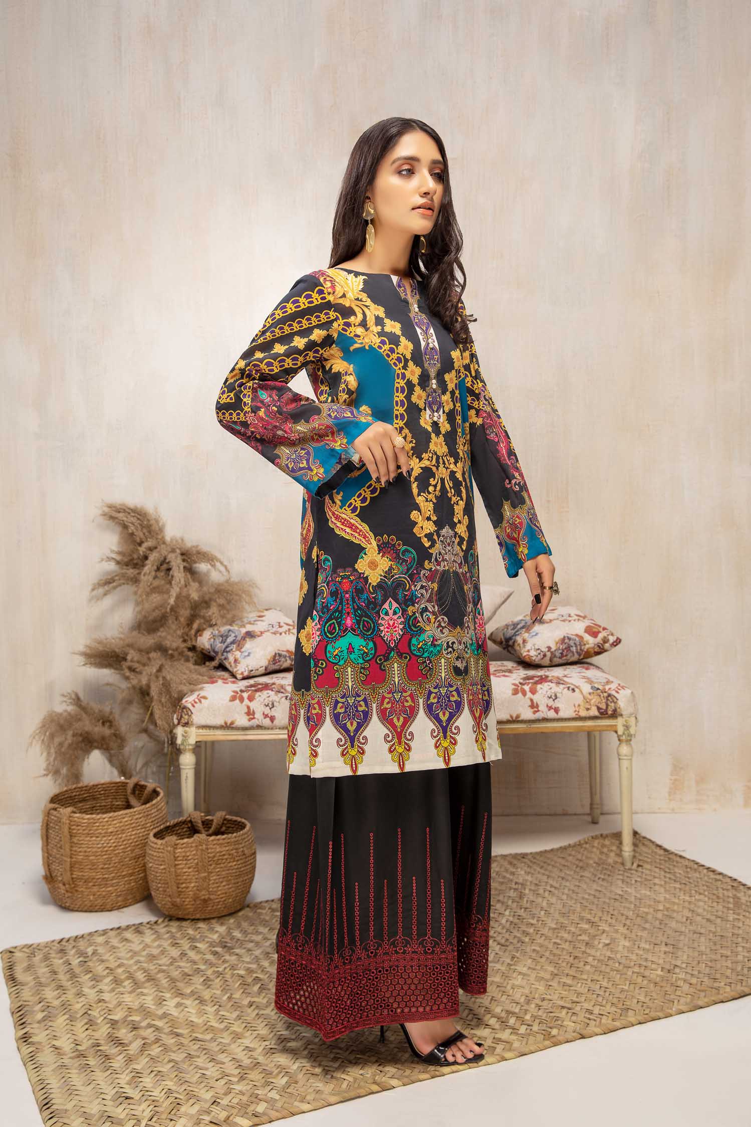 Zestful - Digital Printed Lawn 2 piece - Image 2